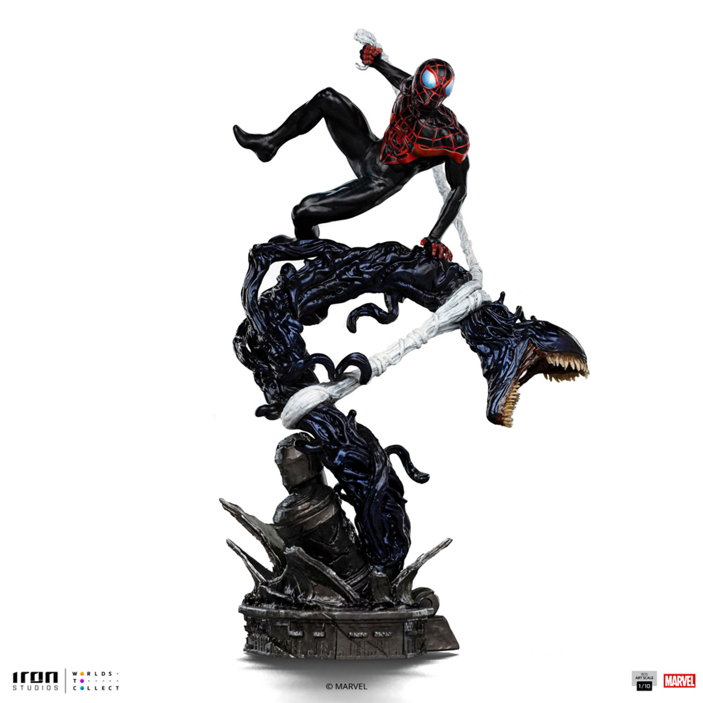 Miles Morales Statue von Iron Studios