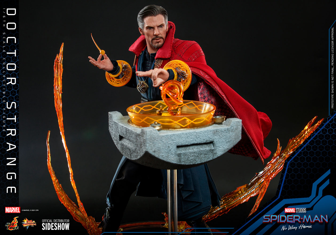 Hot Toys Spider-Man: No Way Home Dr. Strange Figur