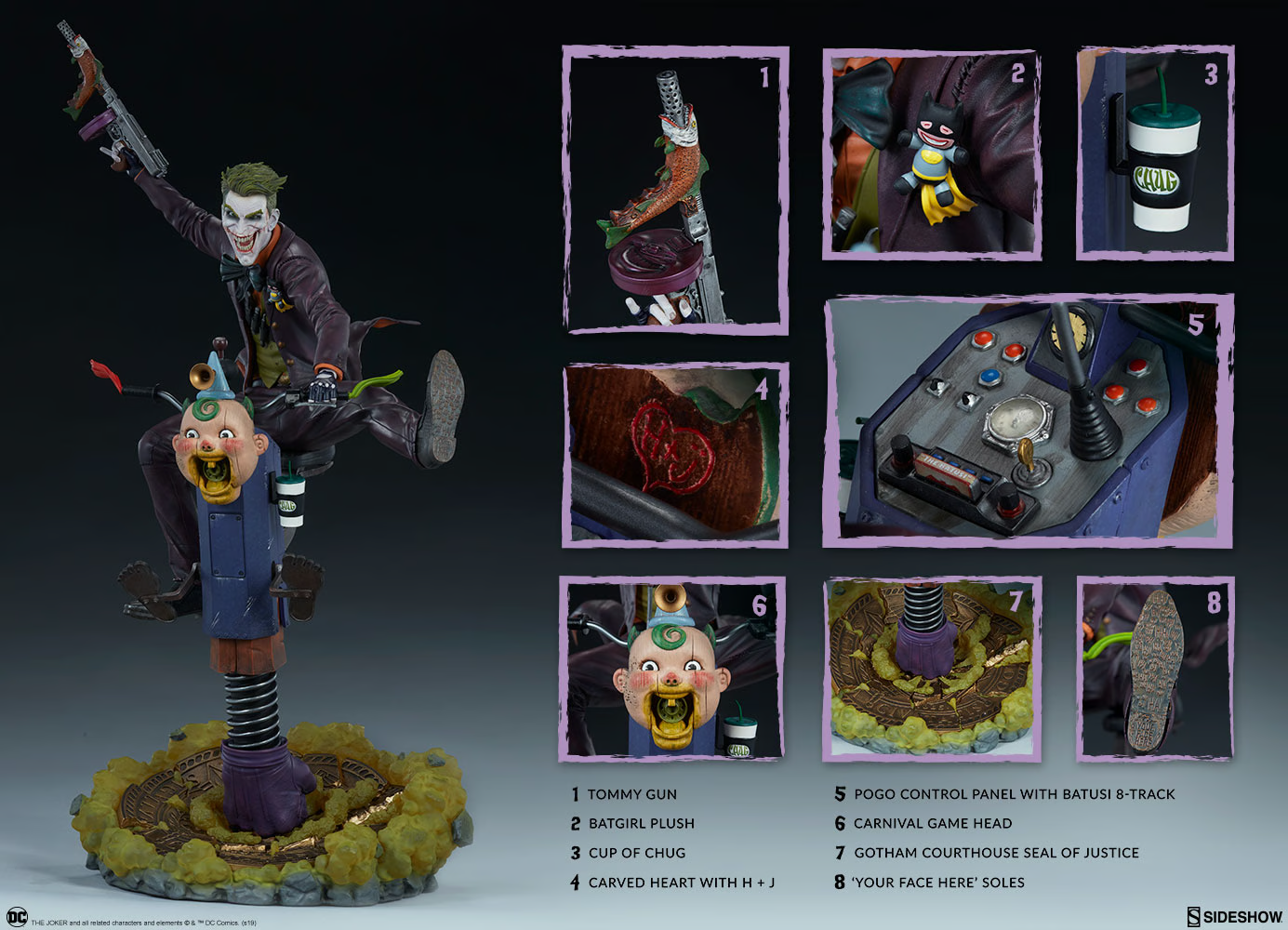Die Joker Premium Format™ Figur von Sideshow Collectibles