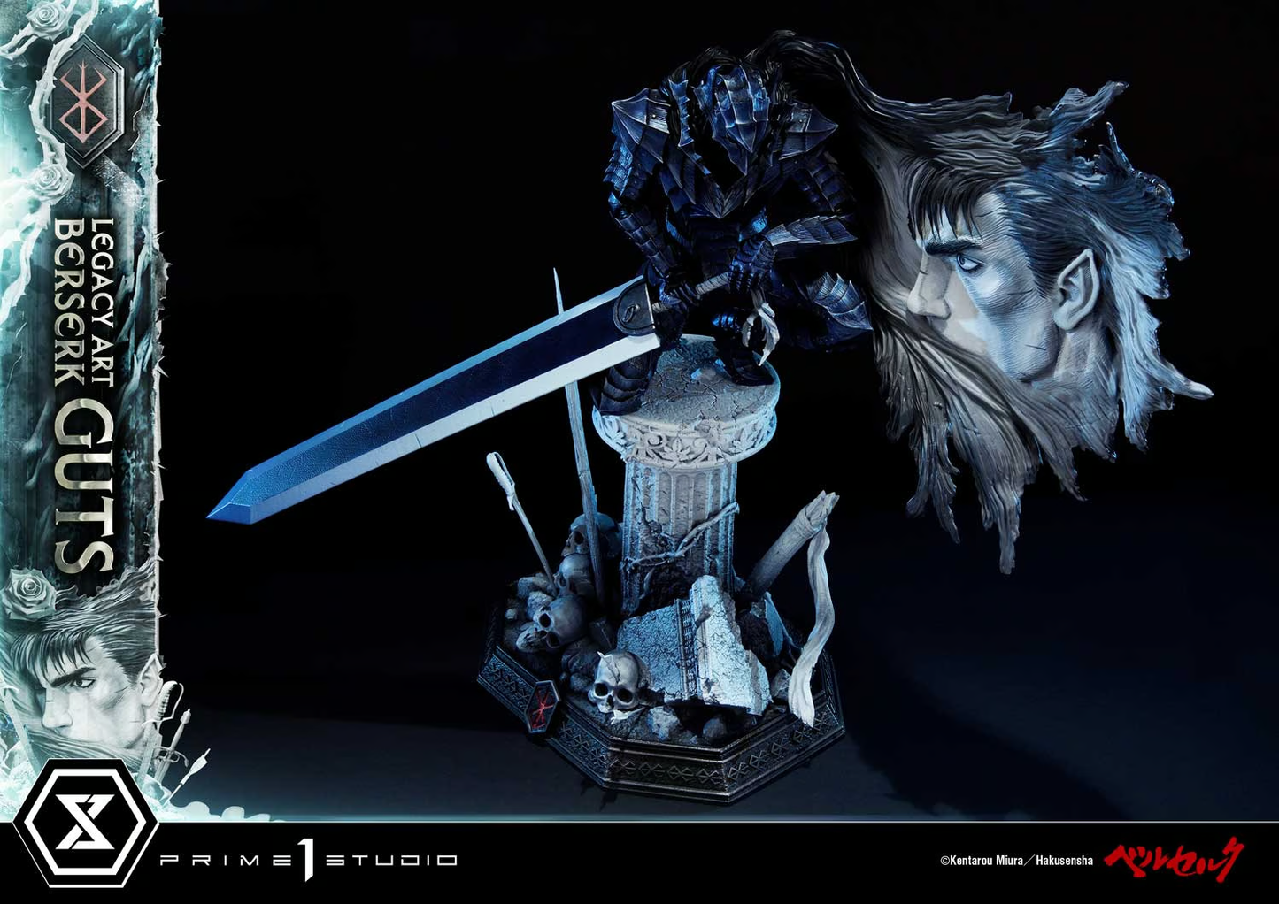 Berserk Legacy Art "Kentaro Miura" Guts 1/6 Maßstab Statue von Prime 1 Studio