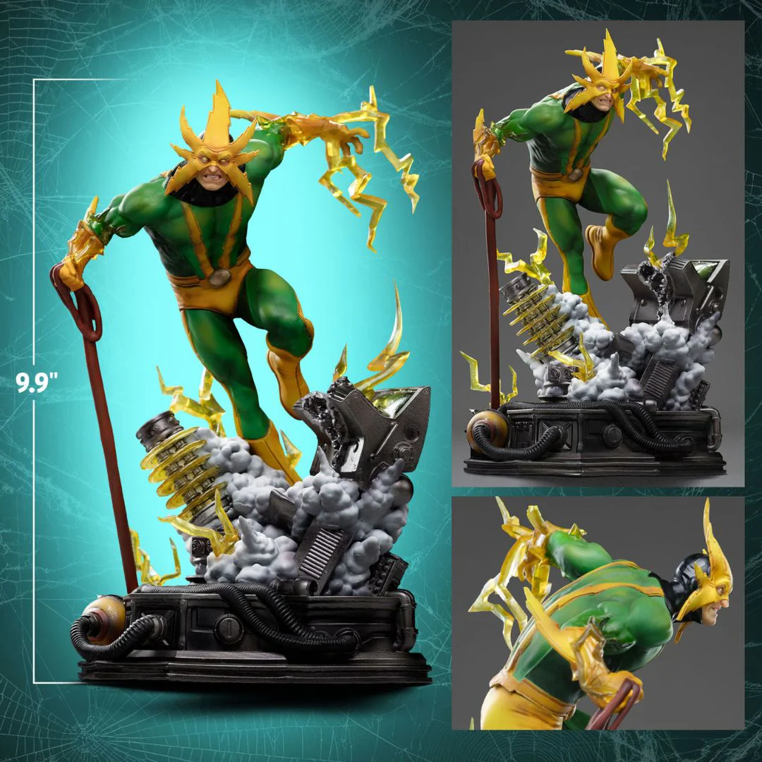 Spider-Man Electro Statue von Iron Studios