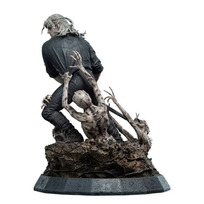 Die Witcher Geralt Die Weiße Wolf Statue von Weta
