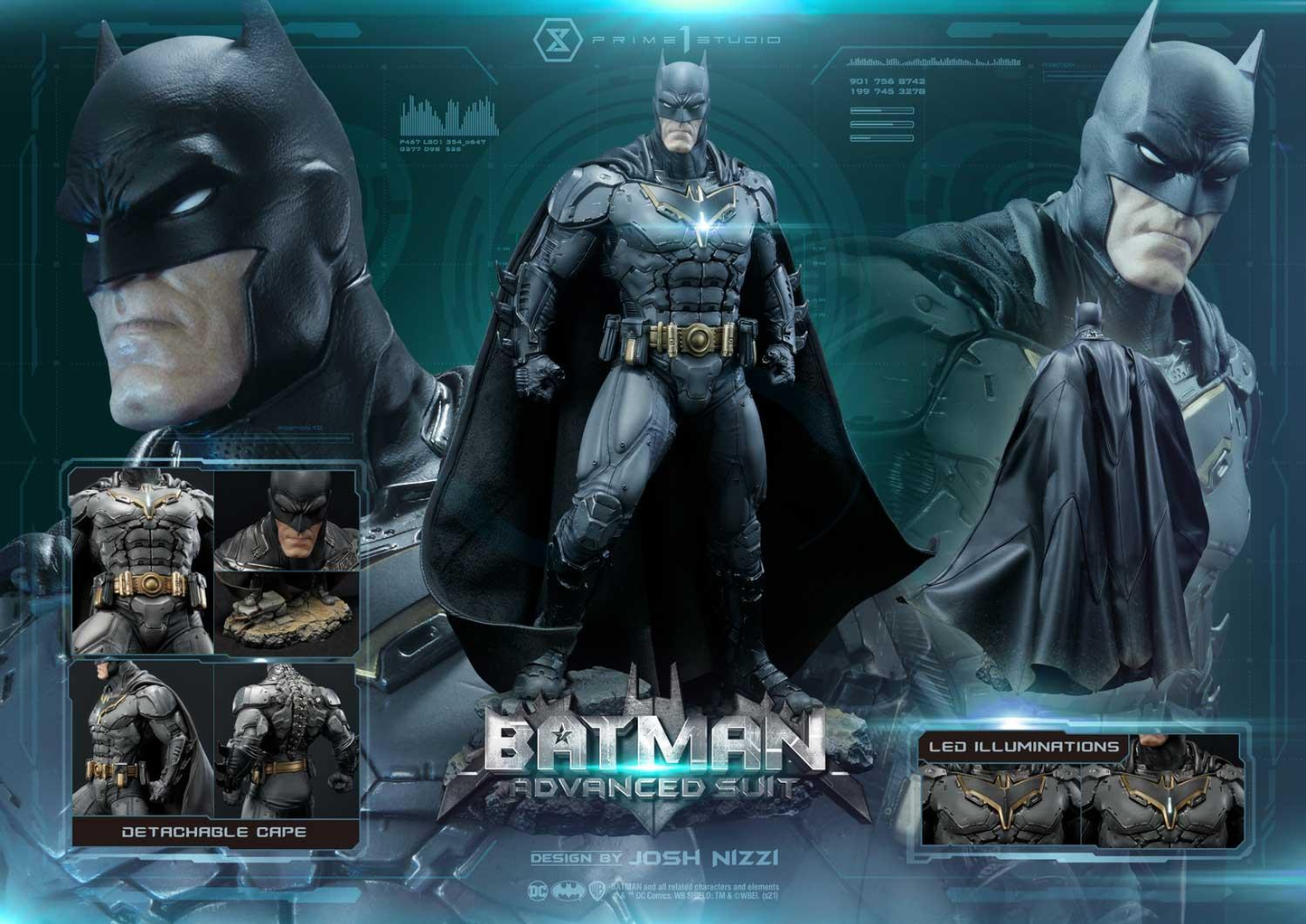 Justice League (Comics) Batman Advanced Suit von Prime 1 Studio