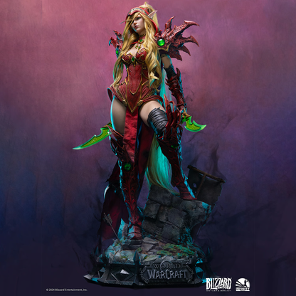 World of Warcraft Valeera Sanguinar Statue von Infinity Studio