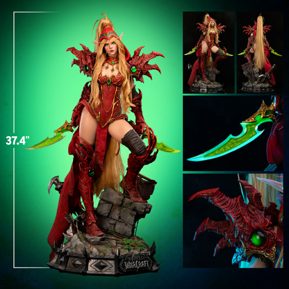 World of Warcraft Valeera Sanguinar Statue von Infinity Studio