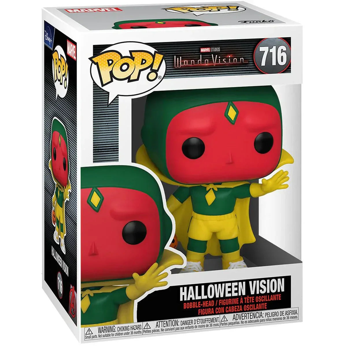 Wanda Vision Halloween Vision Vinyl-Figur #716 von Funko Pop!