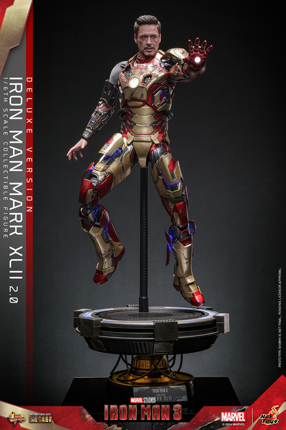 IRON MAN MARK XLII (2.0) DELUXE Sechster Maßstab Figur von Hot Toys
