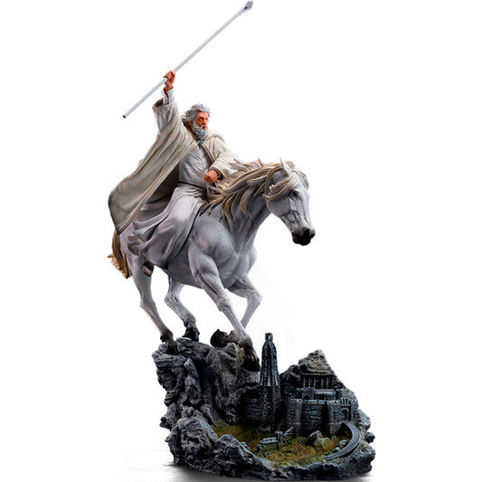 Deluxe 1:10 Maßstab Statue von Gandalf dem Weißen mit Shadowfax