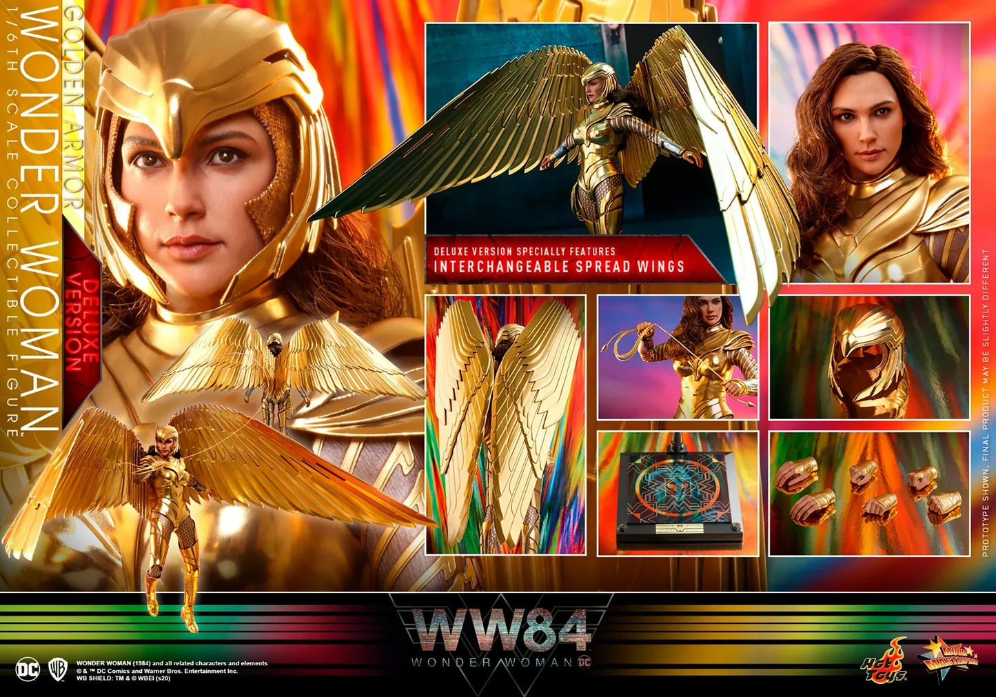 GOLDENE RÜSTUNG WONDER WOMAN (DELUXE) Sechster Maßstab Figur von Hot Toys