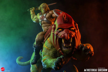 He-Man & Battlecat Classic Deluxe Statue von Tweeterhead
