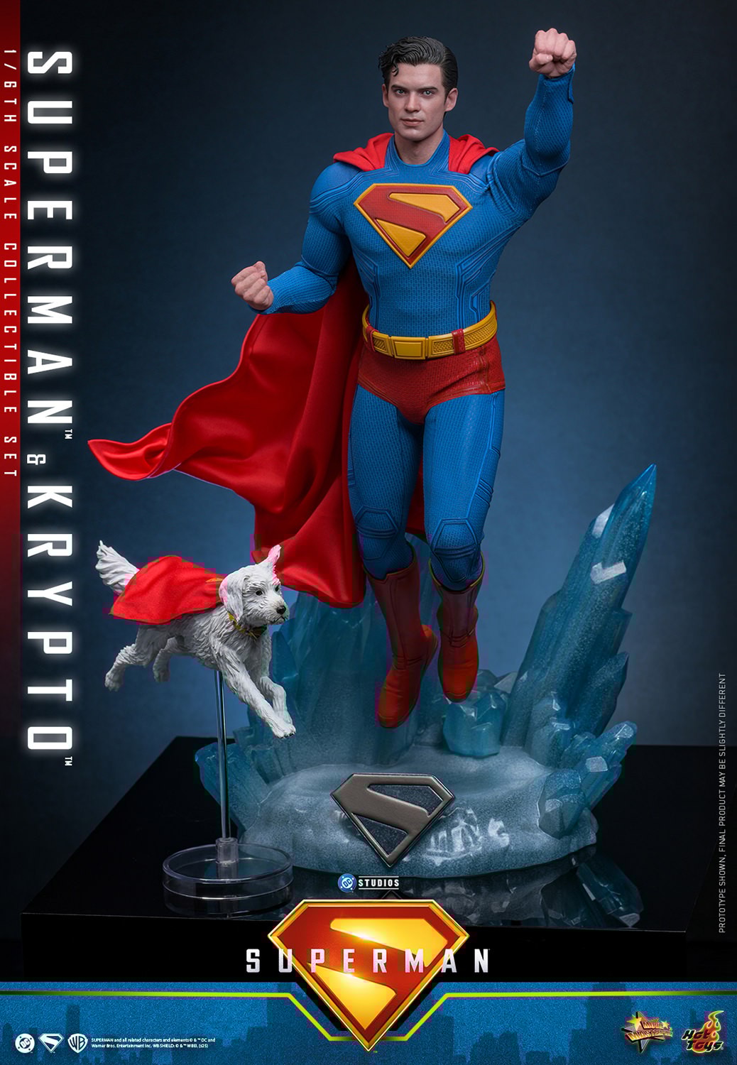 Superman (2025) & Krypto Sixth Scale Figure Set von Hot Toys