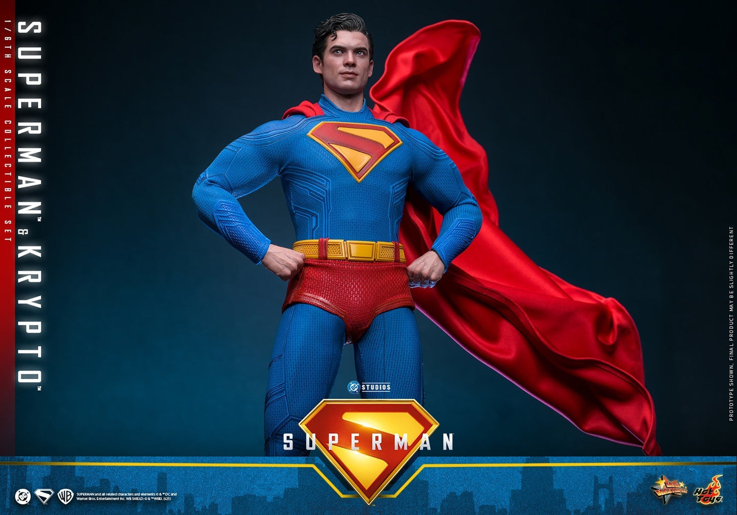 Superman (2025) & Krypto Sixth Scale Figure Set von Hot Toys