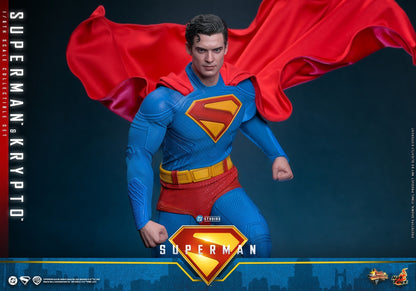 Superman (2025) & Krypto Sixth Scale Figure Set von Hot Toys