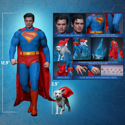 Superman (2025) & Krypto Sixth Scale Figure Set von Hot Toys