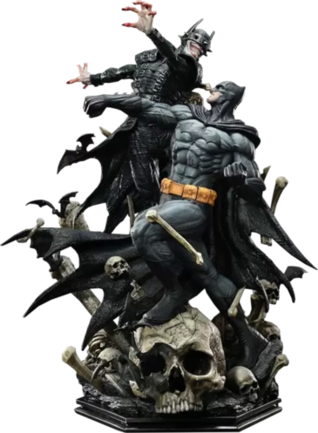 Batman vs Batman Who Laughs Statue von Prime 1 Studios