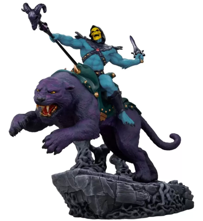 Skeletor & Panthor Classic Deluxe Statue von Tweeterhead