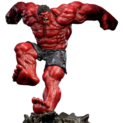 RED HULK Polystone Statue von Sideshow Collectibles