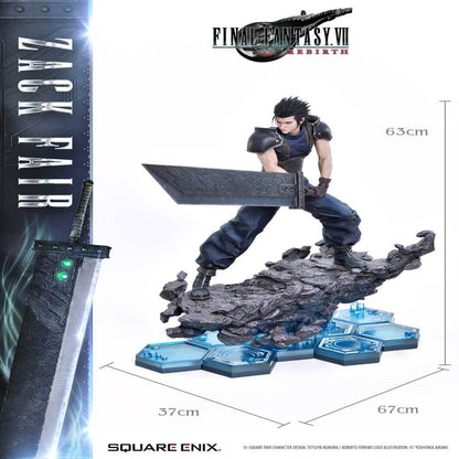 FINAL FANTASY VII REBIRTH 1/4 Maßstab Zack Fair Deluxe Version Statue von Prime1 Studios