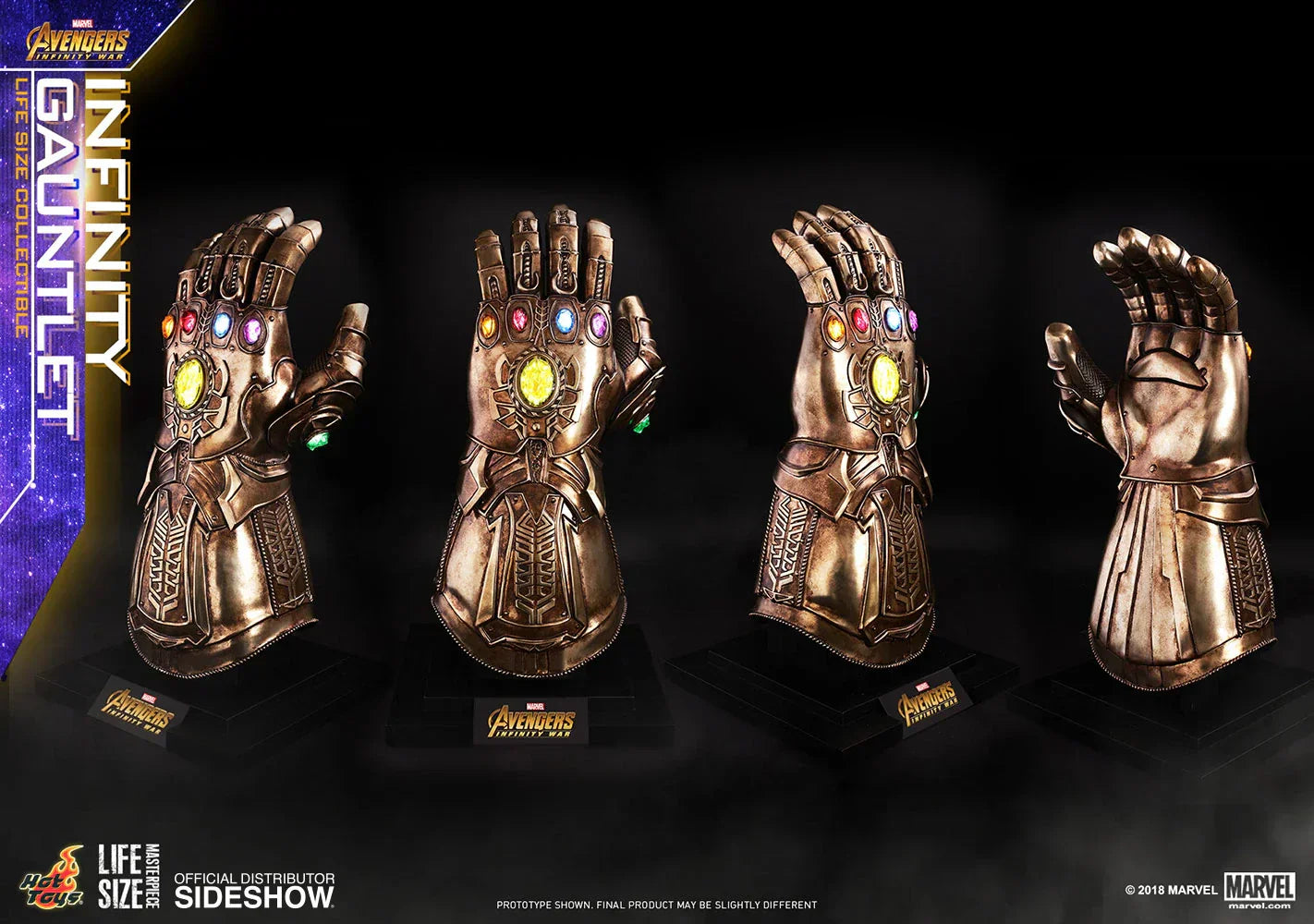 INFINITY GAUNTLET Prop Replica von Hot Toys