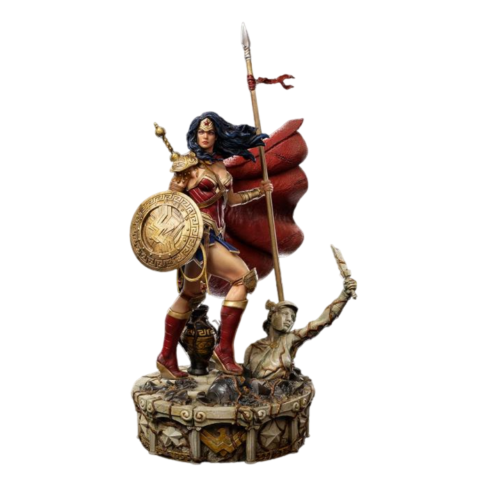 Wonder Woman Unleashed Deluxe DC Comics Art Scale 1/10 Statue von Iron Studios