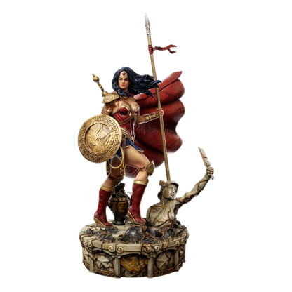 Wonder Woman Unleashed Deluxe DC Comics Art Scale 1/10 Statue von Iron Studios