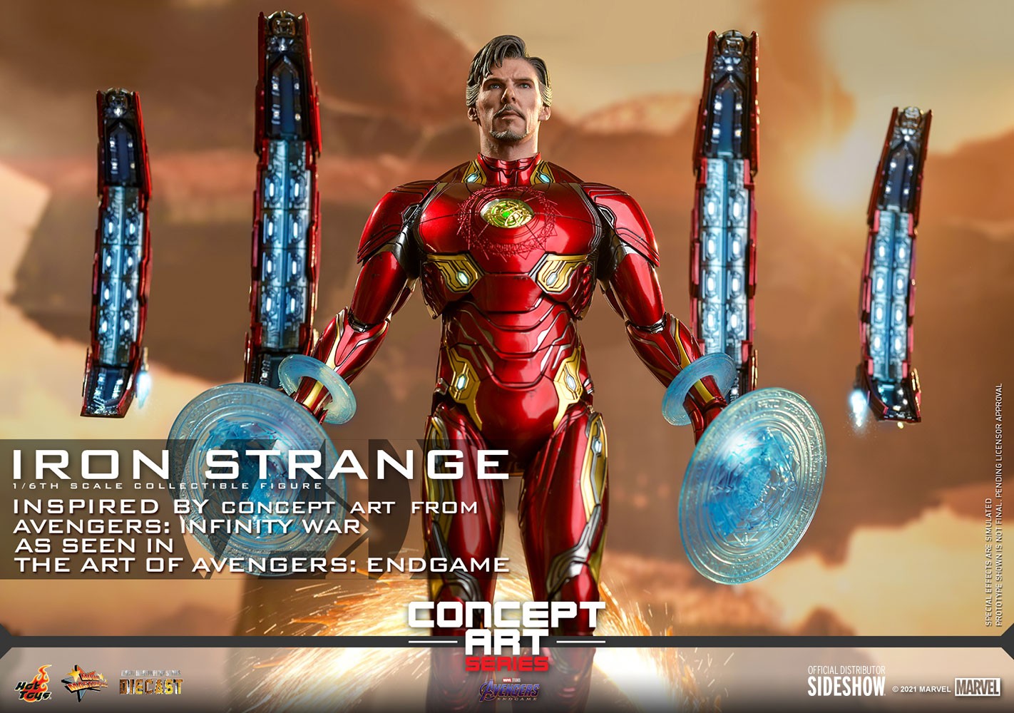 Avengers Endgame: Iron Strange Konzeptkunst 1/6 Figur von Hot Toys