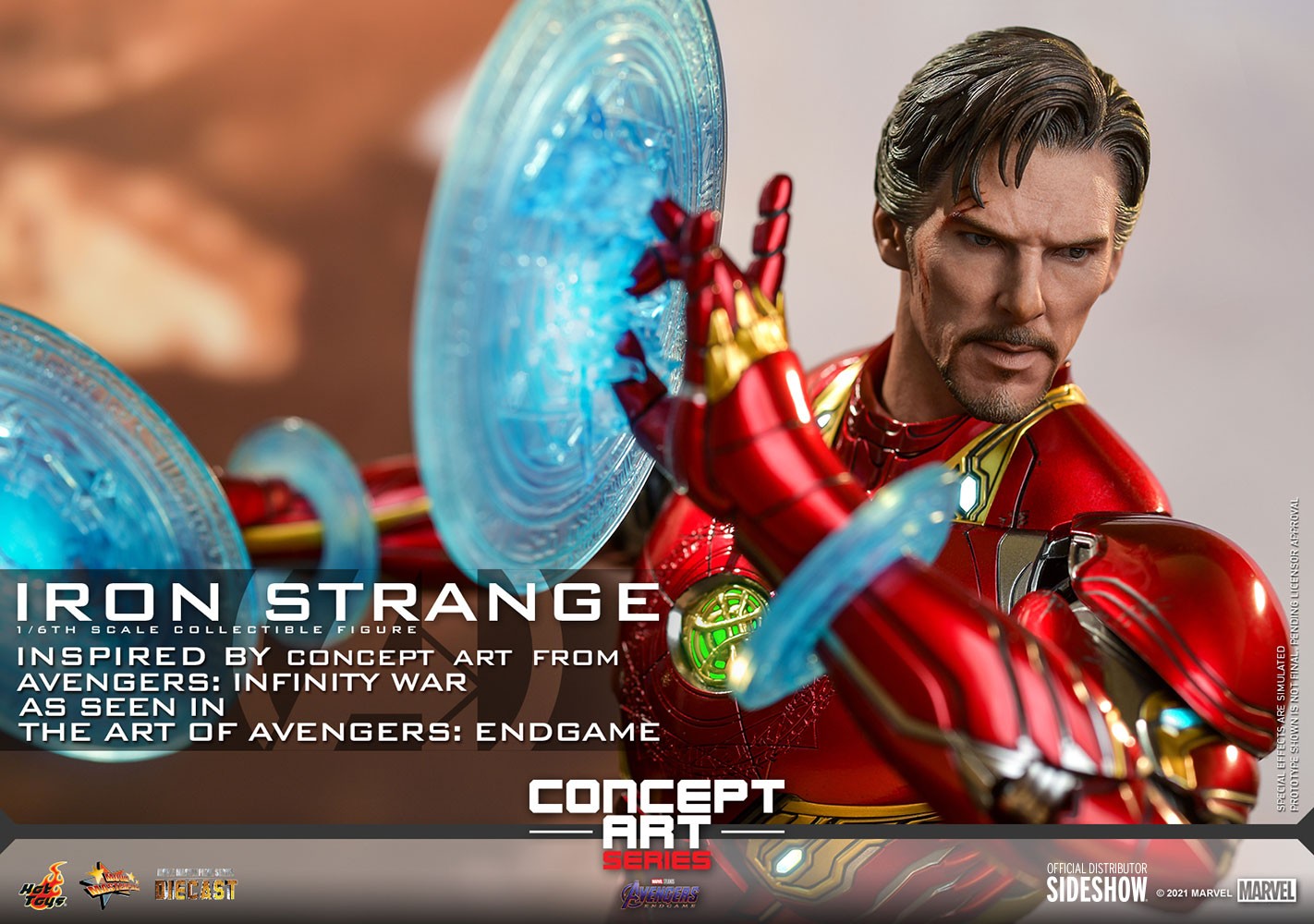 Avengers Endgame: Iron Strange Konzeptkunst 1/6 Figur von Hot Toys
