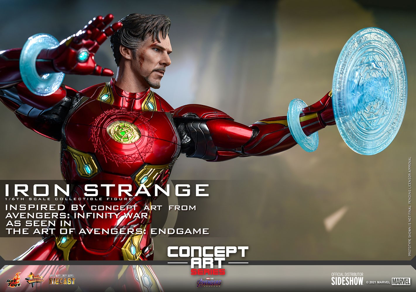Avengers Endgame: Iron Strange Konzeptkunst 1/6 Figur von Hot Toys