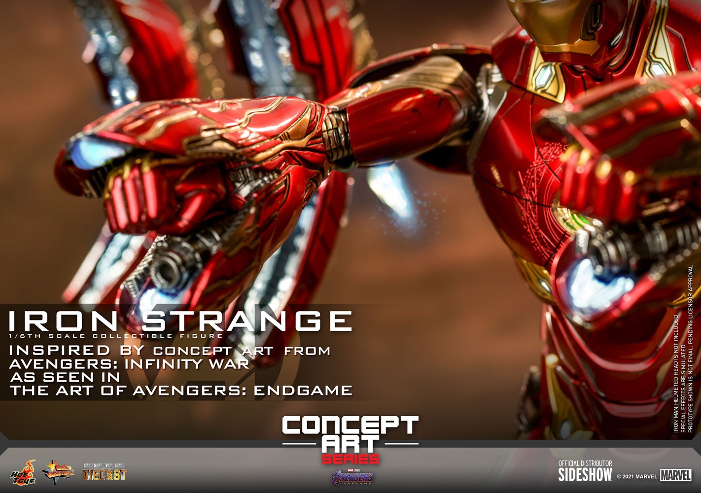 Avengers Endgame: Iron Strange Konzeptkunst 1/6 Figur von Hot Toys