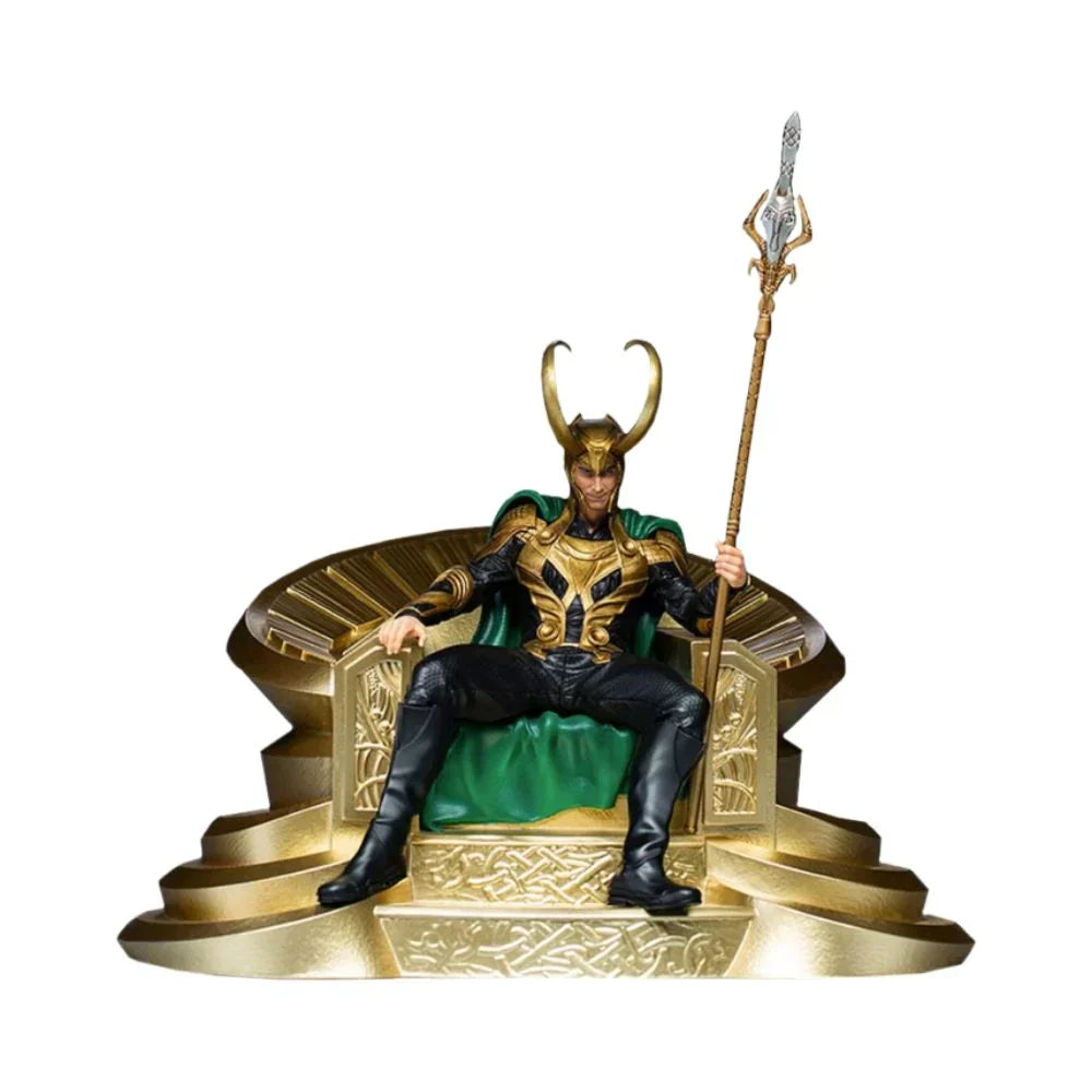 Loki auf Thron 1/10 Kunstskala CCXP exklusiv von Iron Studios