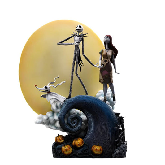 Jack und Sally (Die Nacht vor Weihnachten) Deluxe Art Scale 1/10 Statue von Iron Studios