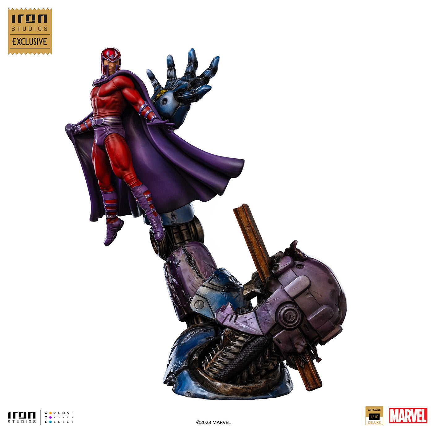 Magneto vs Sentinel CCXP Exklusiv 1/10 Maßstab Diorama von Iron Studios