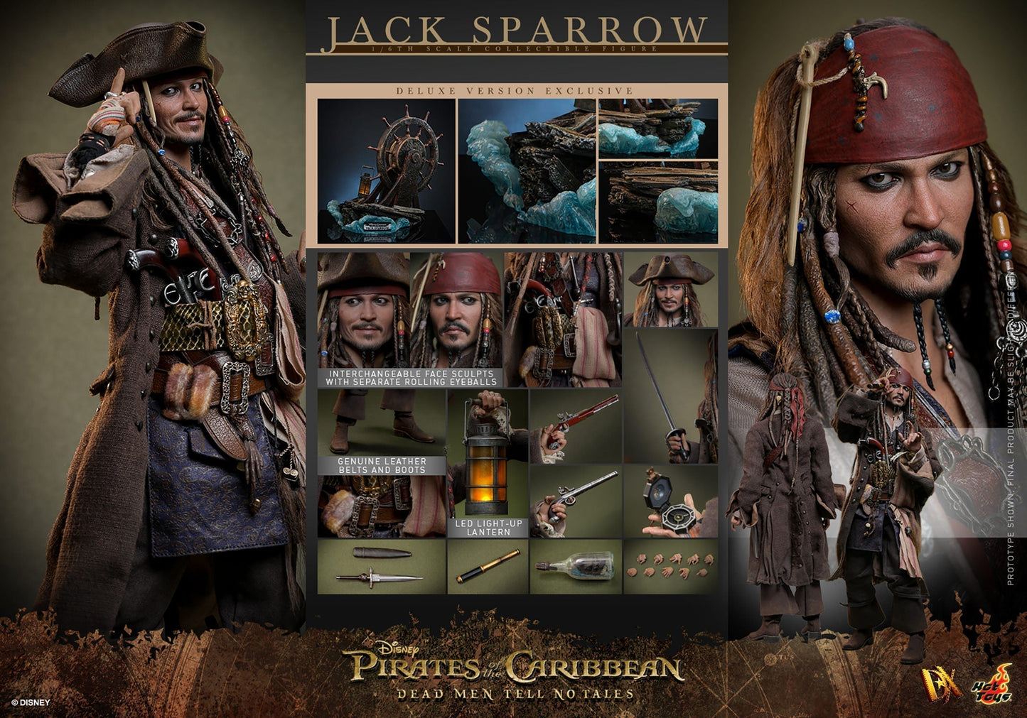 Jack Sparrow (Deluxe-Version) von Hot Toys