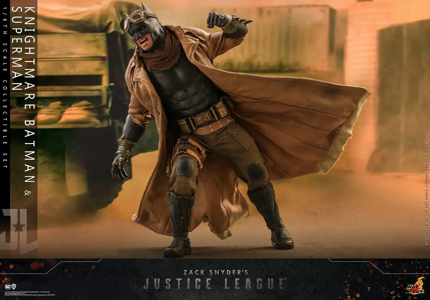 KNIGHTMARE BATMAN UND SUPERMAN Sechste Skala Figuren Set von Hot Toys