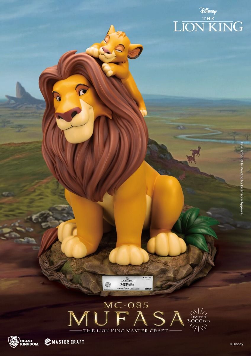 Die Meisterhafte Mufasa Statue von Beast Kingdom