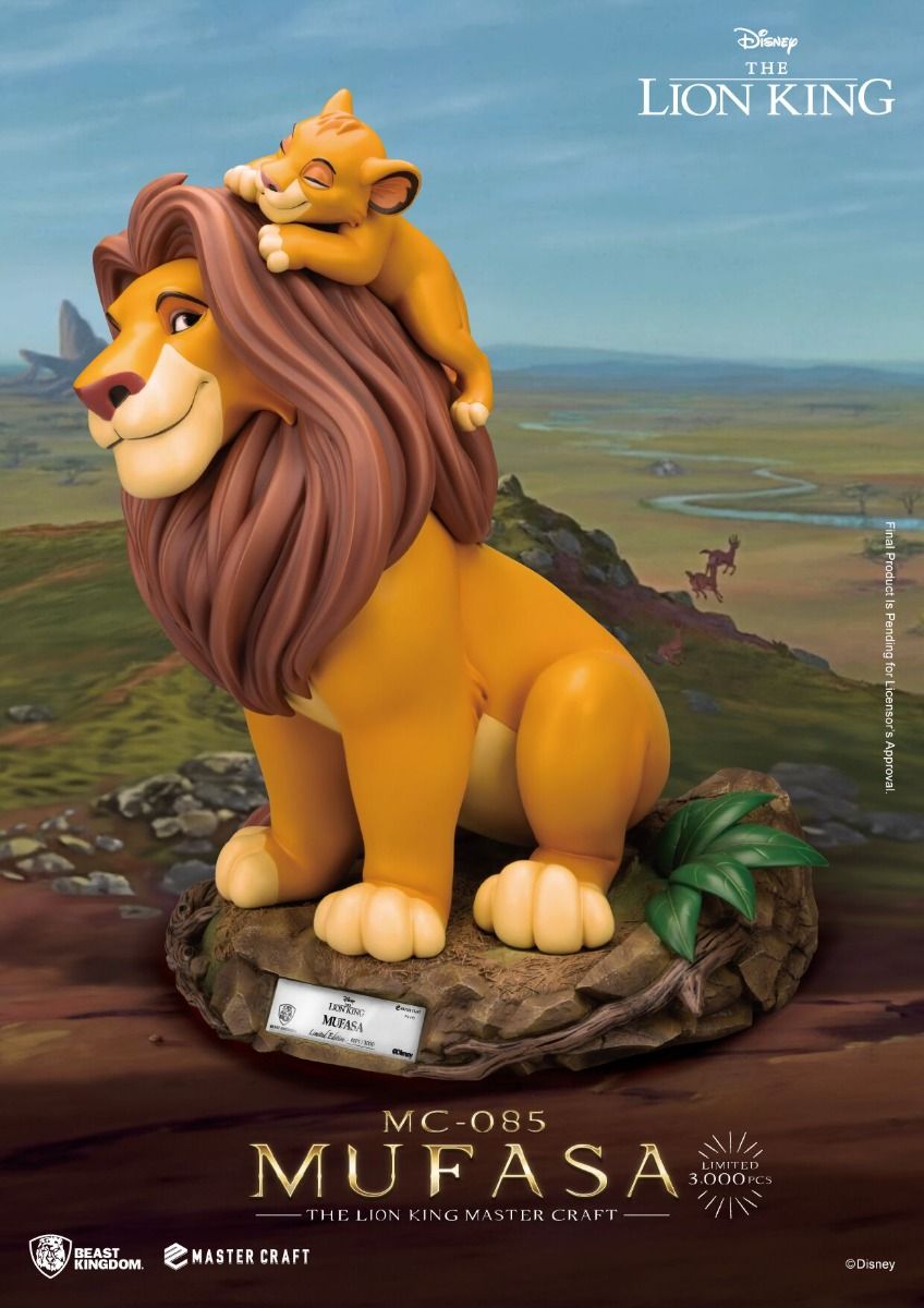 Die Meisterhafte Mufasa Statue von Beast Kingdom