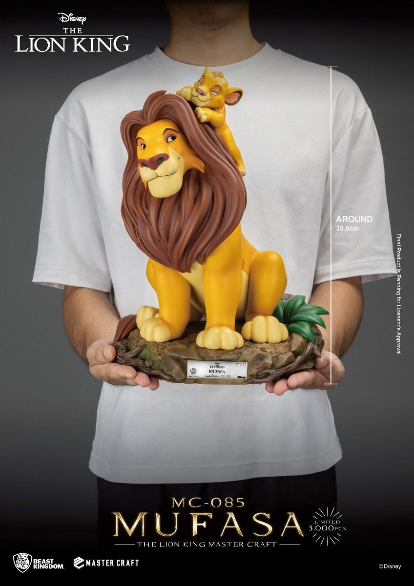 Die Meisterhafte Mufasa Statue von Beast Kingdom