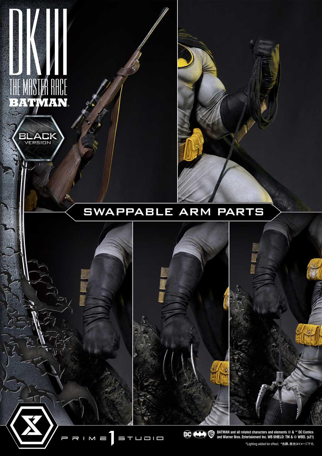 Batman Dark Knight III Die Meisterrasse (Schwarze Version) 1:3 Statue von Prime 1 Studio