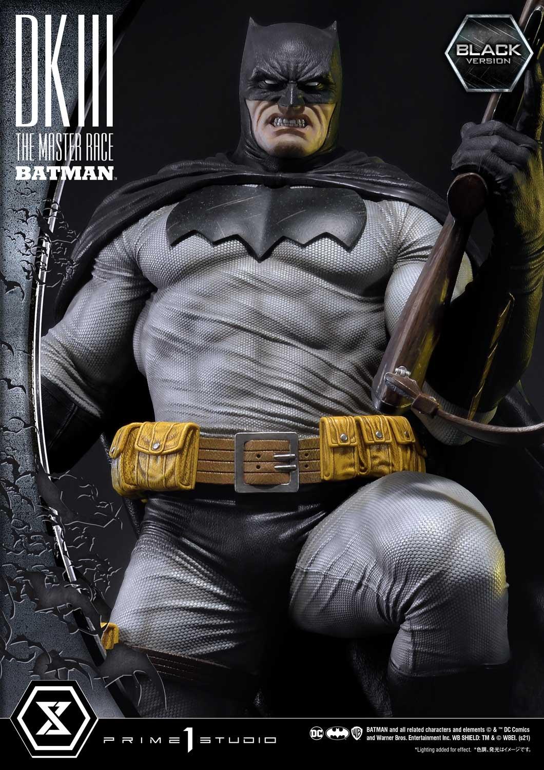 Batman Dark Knight III Die Meisterrasse (Schwarze Version) 1:3 Statue von Prime 1 Studio