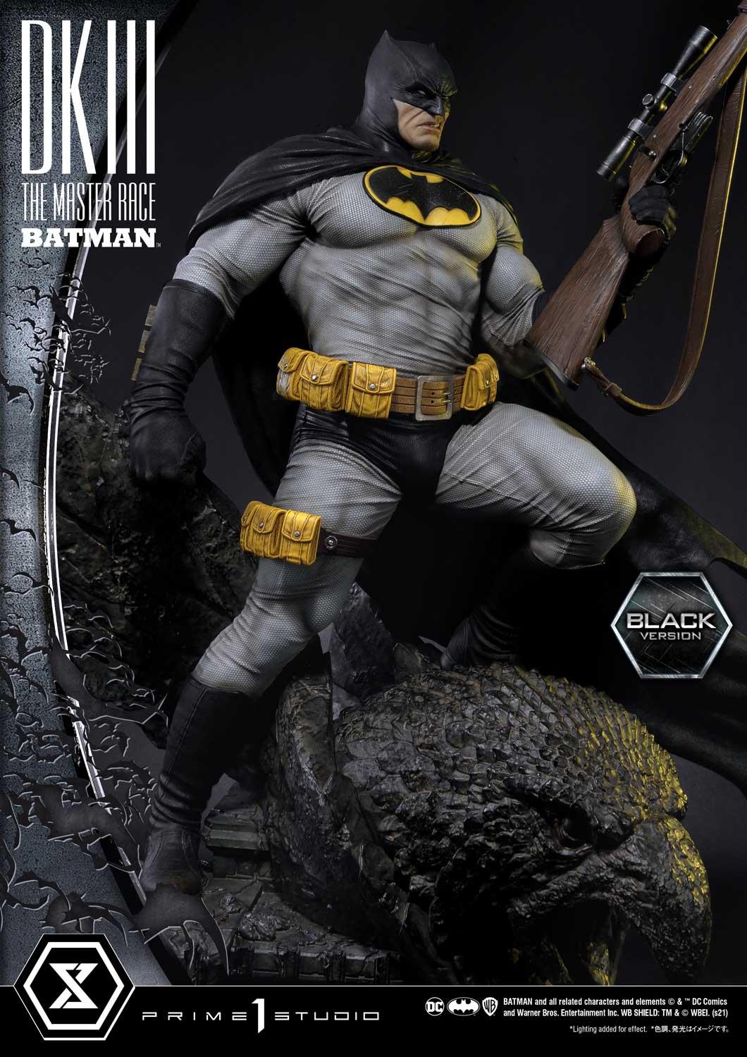 Batman Dark Knight III Die Meisterrasse (Schwarze Version) 1:3 Statue von Prime 1 Studio