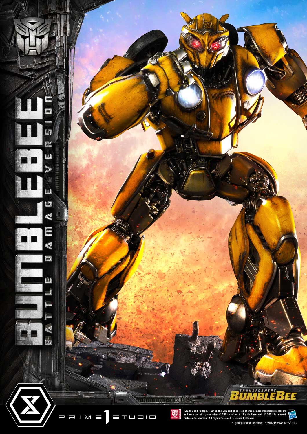 Bumblebee Kampfgeschädigte Version Statue von Prime 1 Studio
