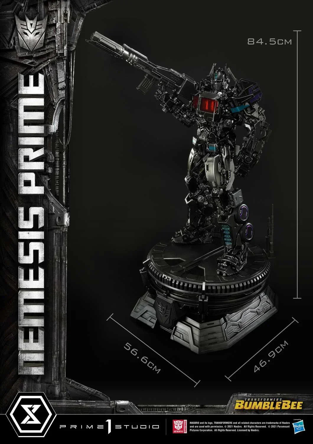 Nemesis Prime Bumblebee Film Statue von Prime 1 Studio
