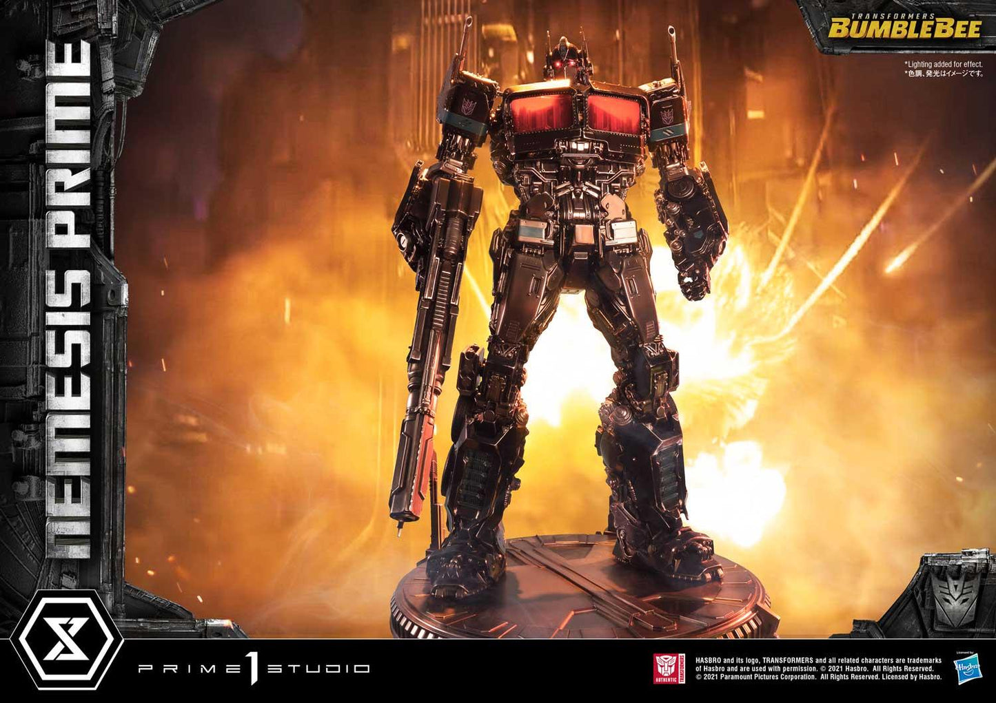 Nemesis Prime Bumblebee Film Statue von Prime 1 Studio