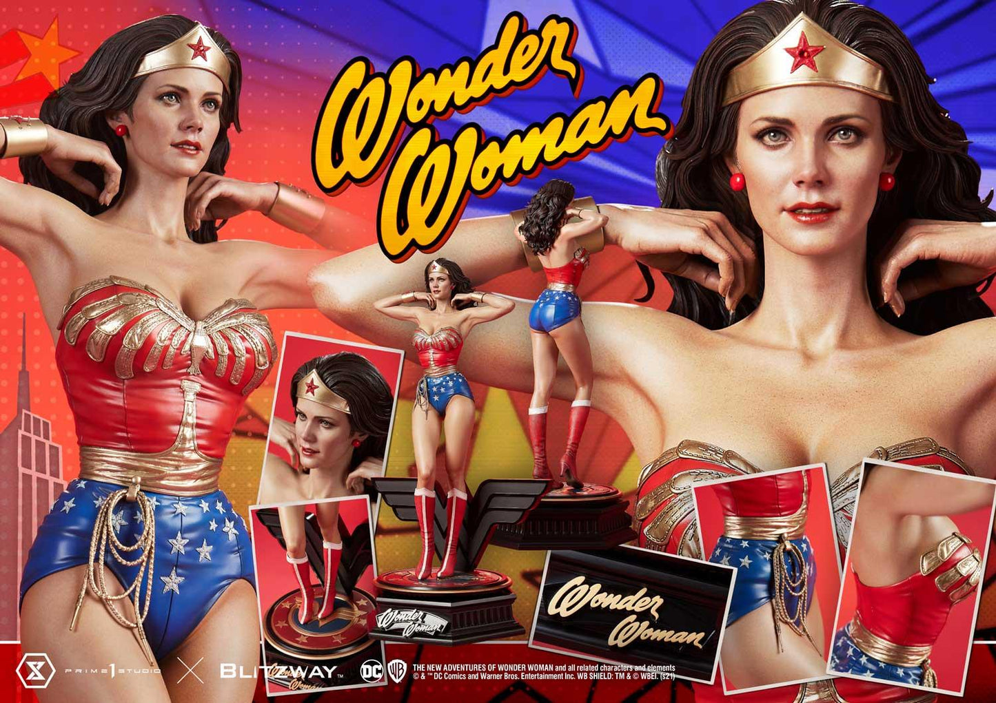 Wonder Woman 1975 TV-Serie Statue von Prime 1 Studio