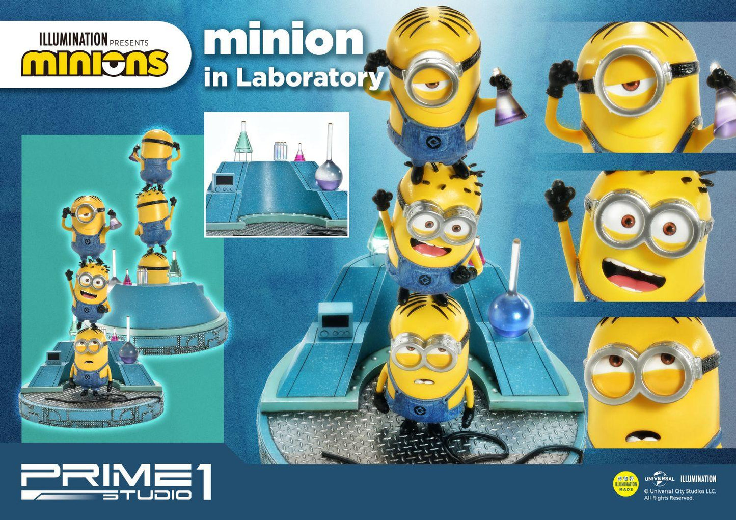 Minions Laboratorium Diorama von Prime 1 Studio