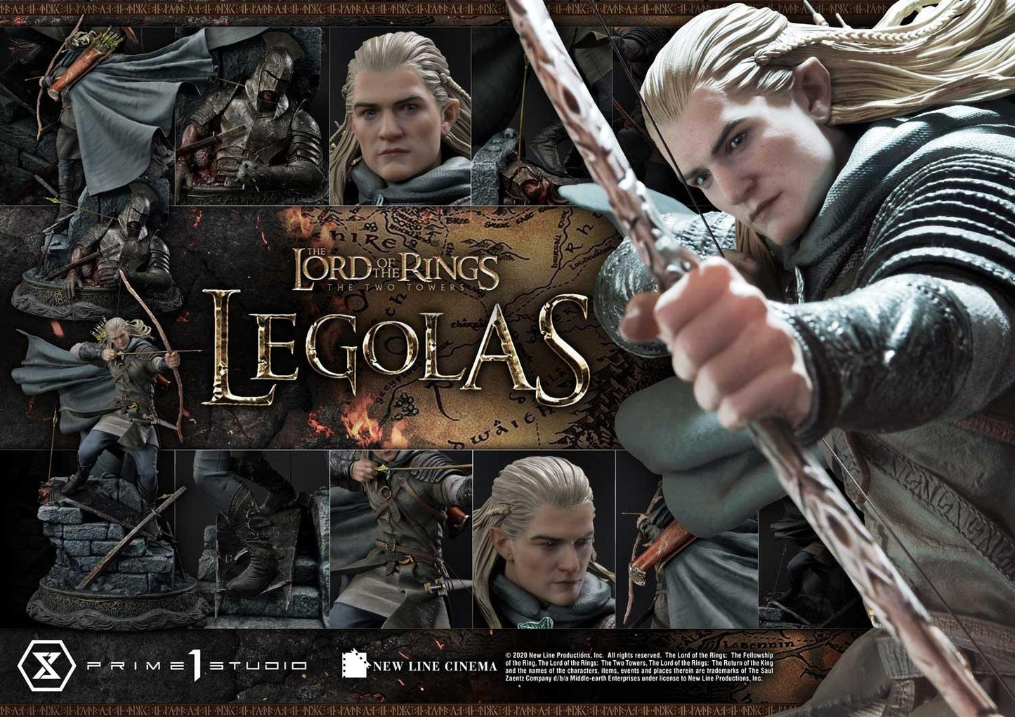 Der Herr der Ringe: Die Zwei Türme (Film) Legolas Statue von Prime1 Studios