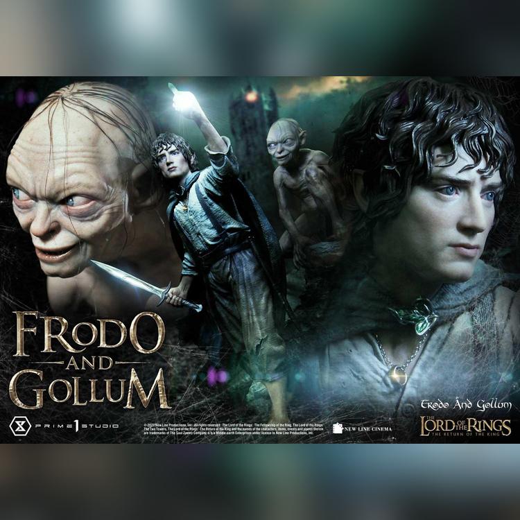 Die Herr der Ringe-Serie: Frodo und Gollum Statue von Prime 1 Studio