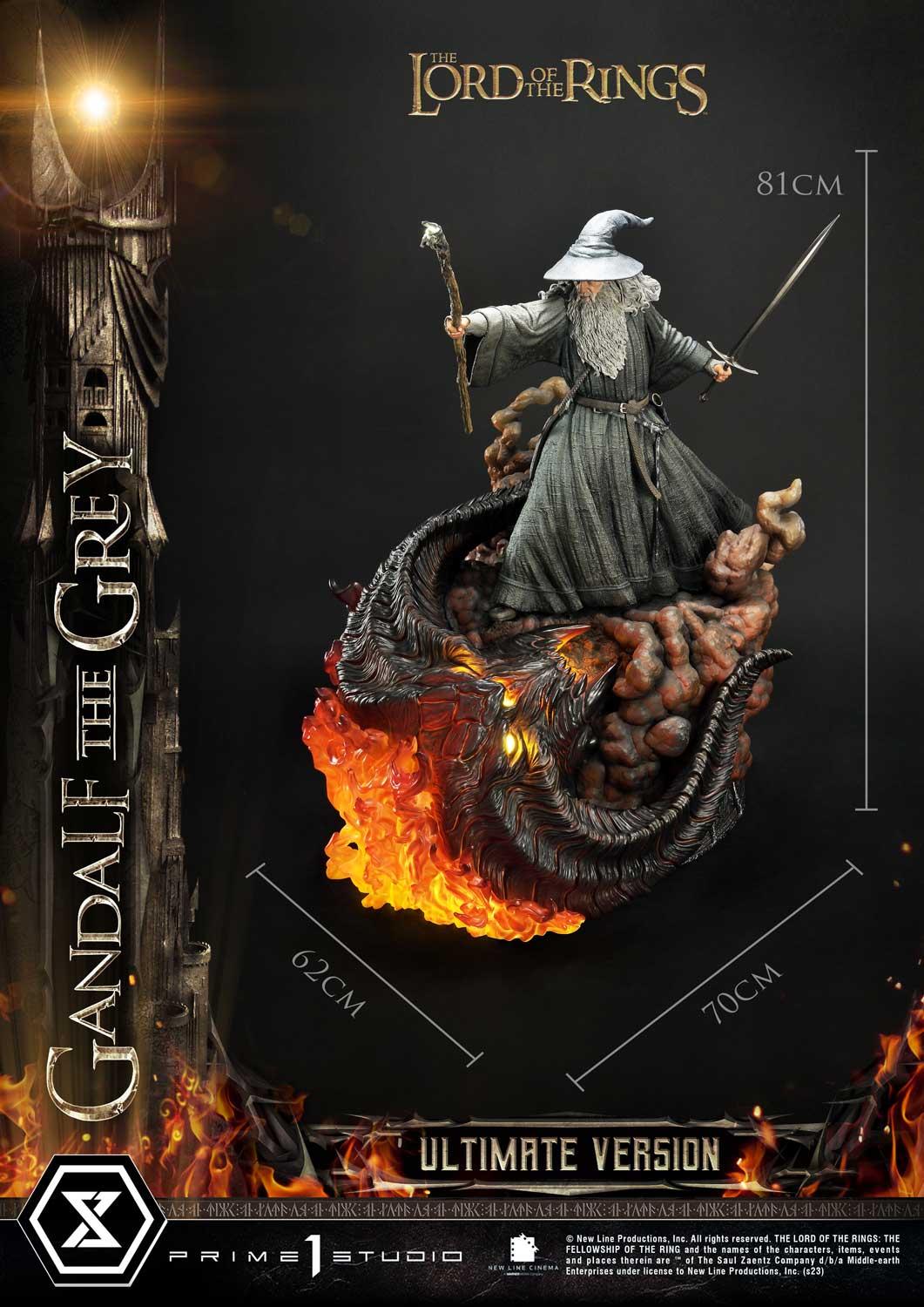 Der Herr der Ringe - Gandalf Der Graue Ultimative Version 1/4 Statue Von Prime 1 Studio