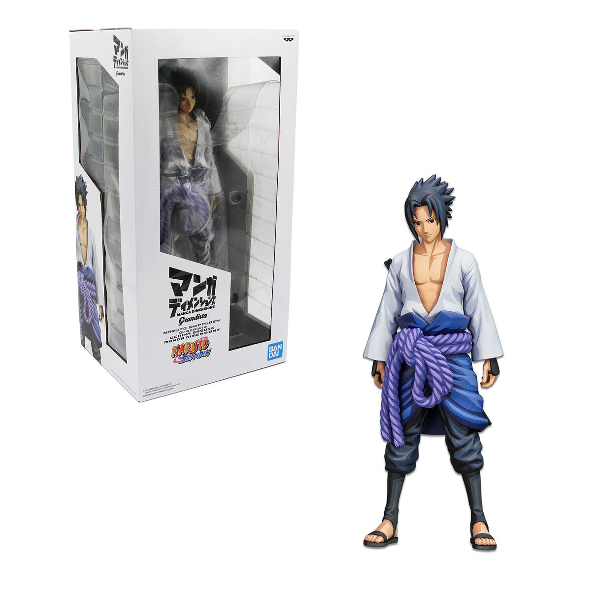 Naruto: Shippuden Sasuke Uchiha Manga Dimensions Grandista Figur