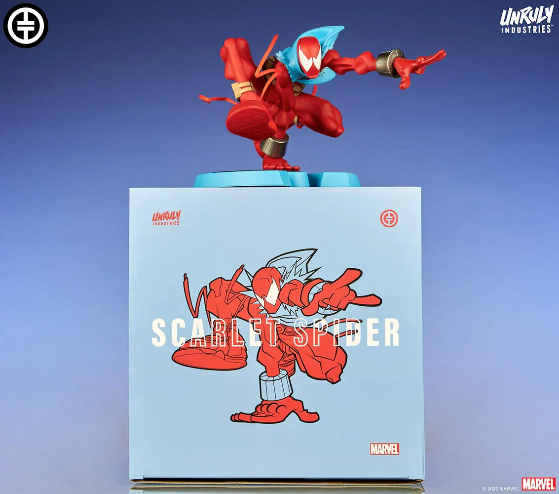 SCARLET SPIDER Designer Sammlerstück Statue von Unruly Industries